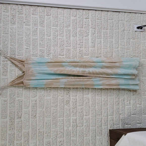 Gypsy 05 Alex Collection Silk Spiral Tie Dye Maxi Dress - Picture 6 of 10